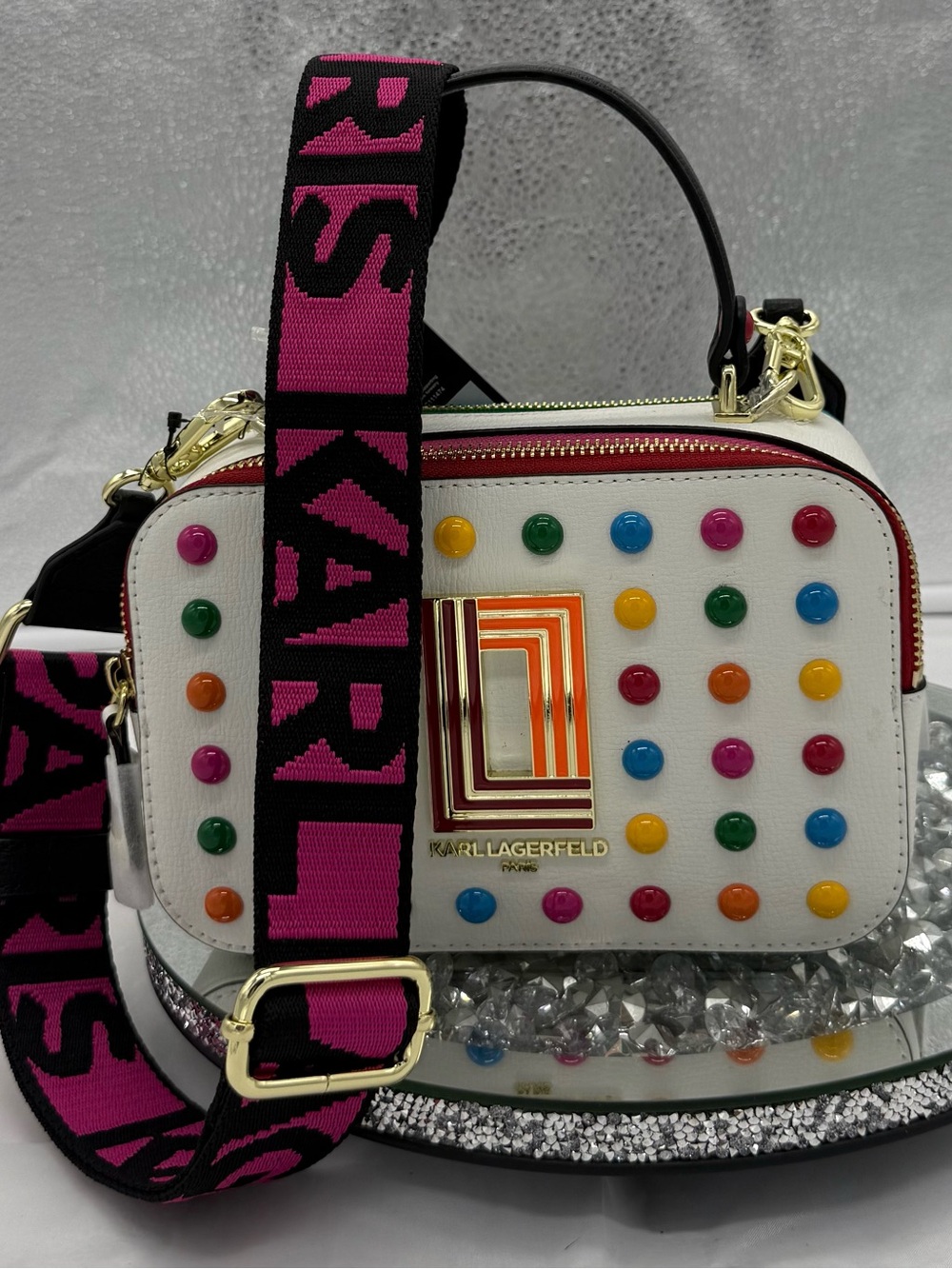Karl Lagerfeld Paris Simone Camera Crossbody bag NWT